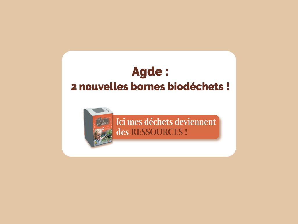 Agde : 2 nouvelles bornes biodéchets