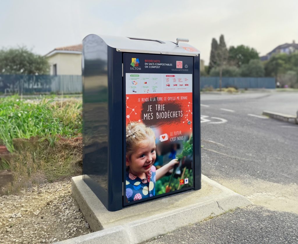 Agde : Inauguration d'une nouvelle borne biodéchets au Grau d’Agde